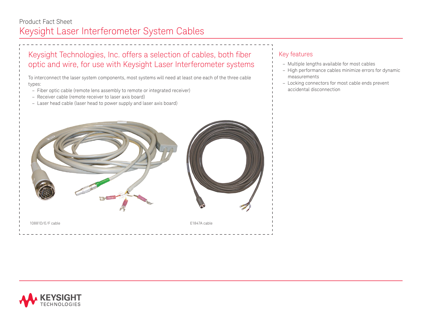 Keysight Laser Interferometer System Cables Manualzz