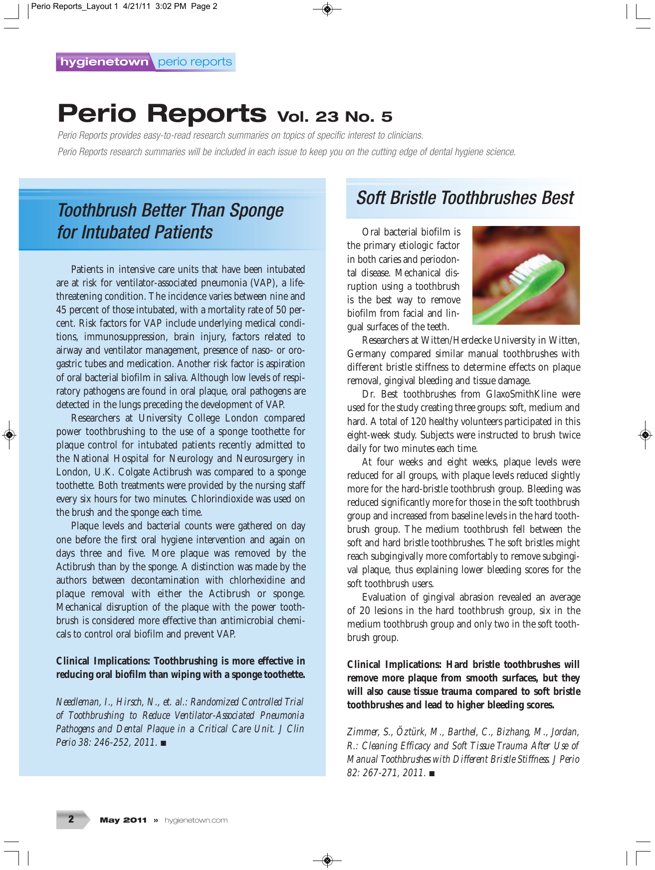 Perio Reports Vol 23 No 5 Manualzzcom - 