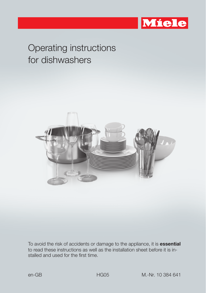 Miele G 6735 Owner Manual Manualzz