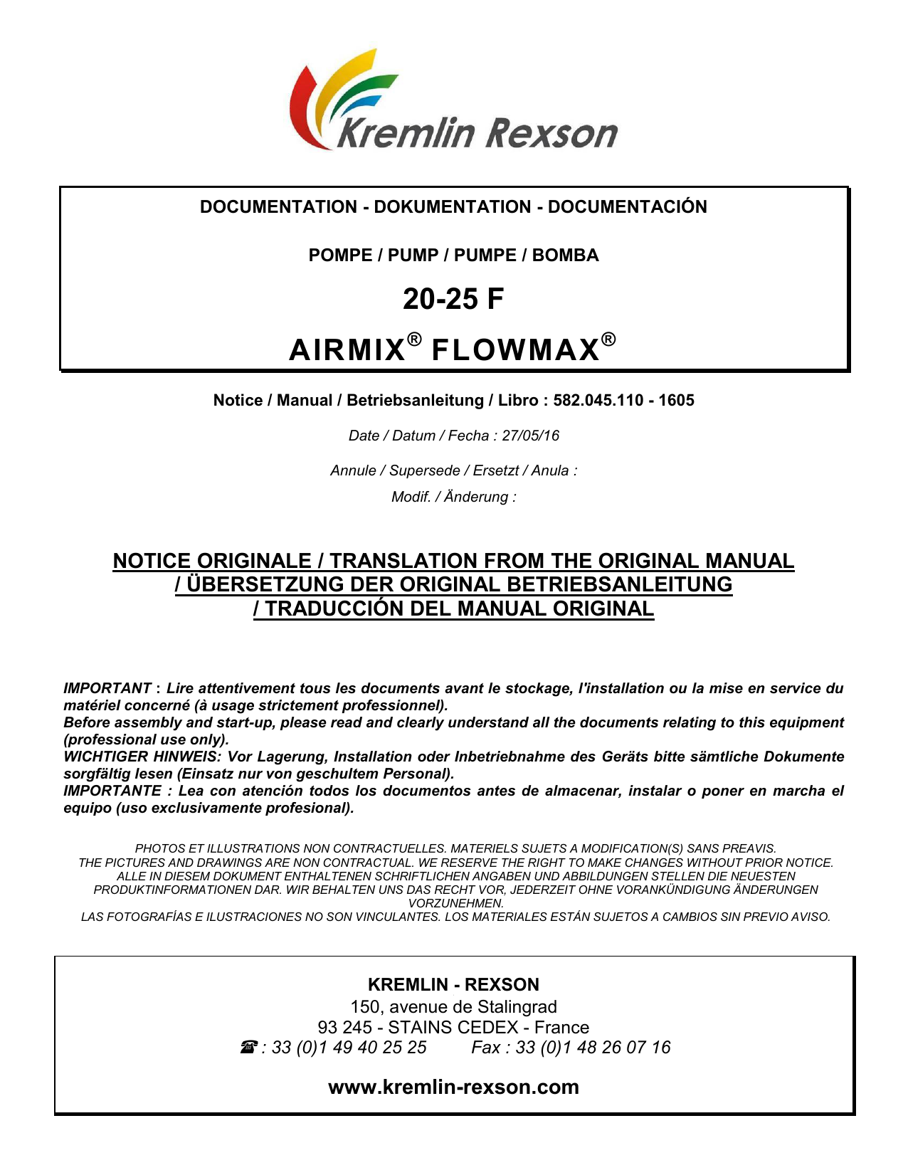 25 F Airmix Flowmax Manualzz