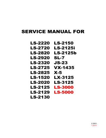 service manual for - Brother Support | Manualzz