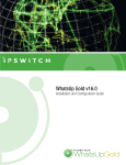 WhatsUp Gold v16.0 Installation Guide