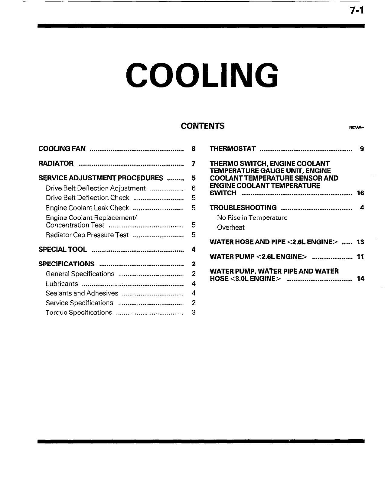 radiator cap specifications