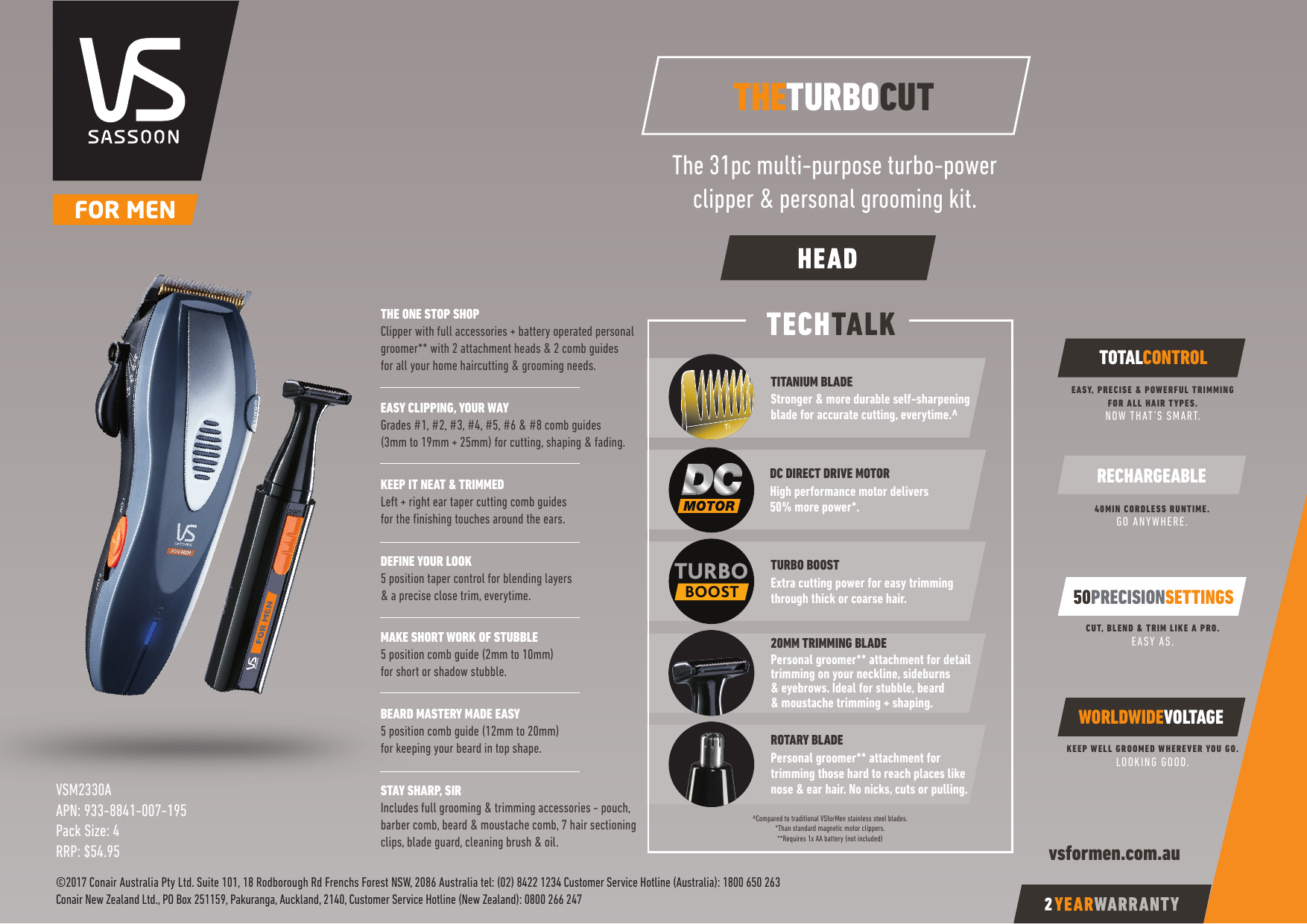 conair trim and shape