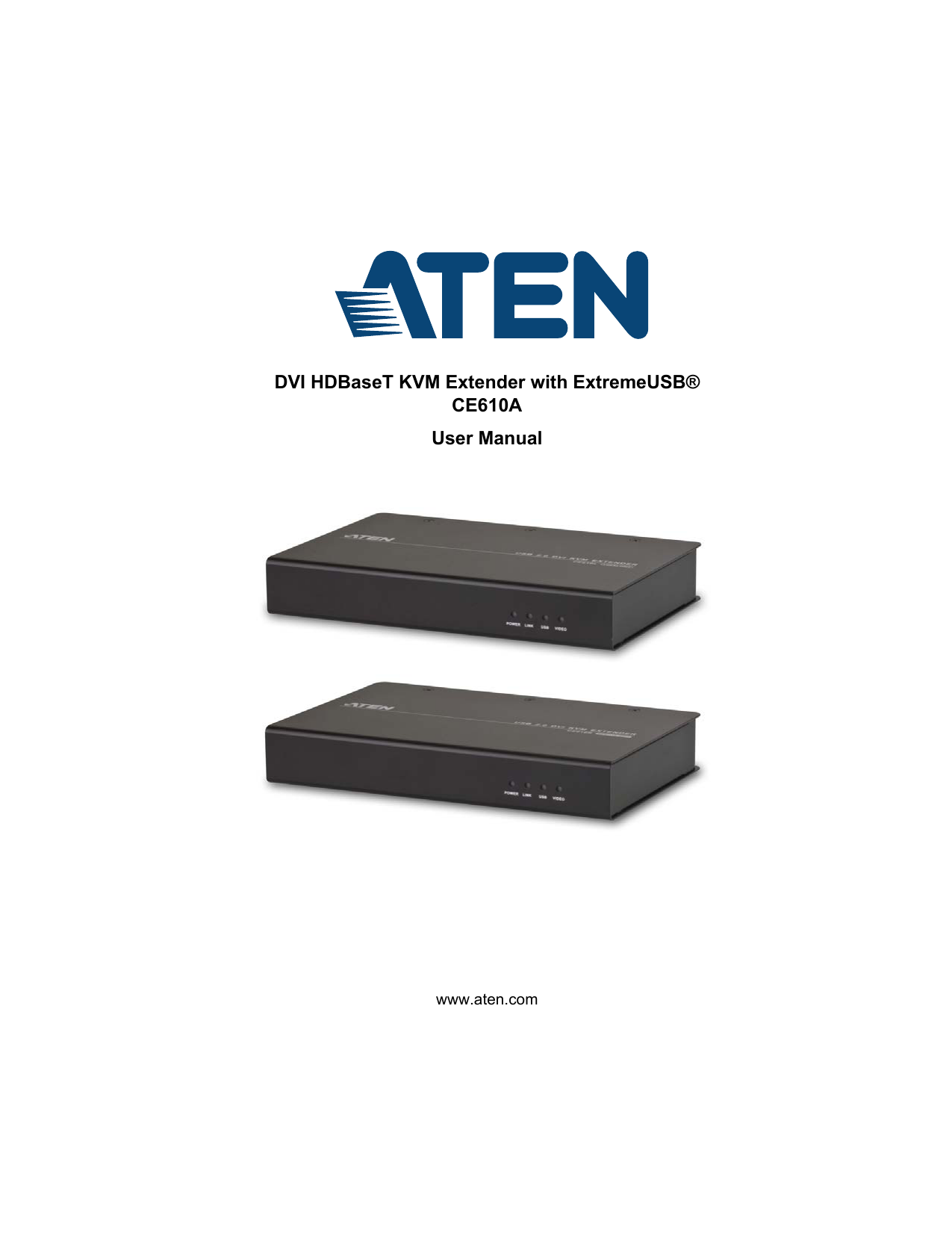 お待たせ! ATEN USB DVI HDBaseT ミニKVM エクステンダー 1920×1200@100 m CE611