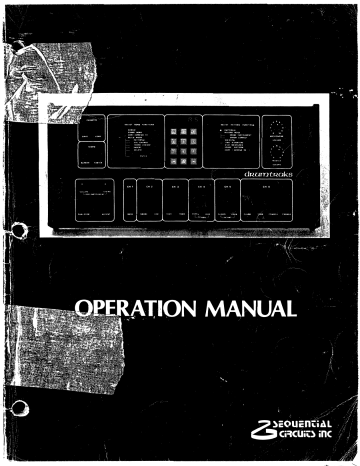 operation manual | Manualzz