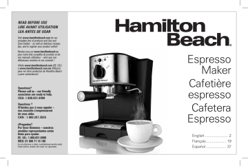 Hamilton Beach 40792 Espresso 