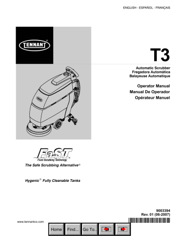 tennant t3 echo manual