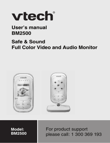 VTech BM2500 User manual | Manualzz