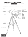 Sky-Watcher 1025AZ3 AZ3 Telescope Instruction Manual