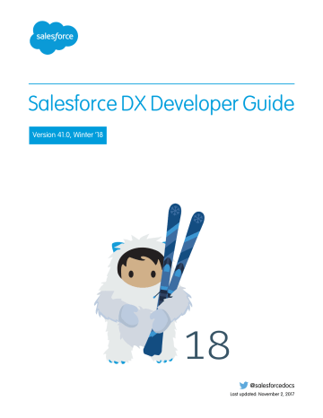 Salesforce DX Developer Guide - Winter '18 | Manualzz