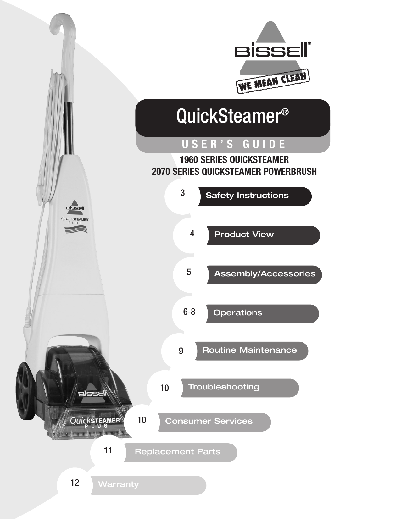 Bissell 1960 User manual | Manualzz