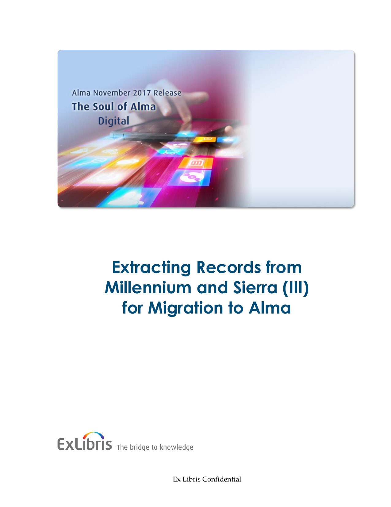 Extracting Records From Millennium And Sierra Iii For Migration To Manualzz