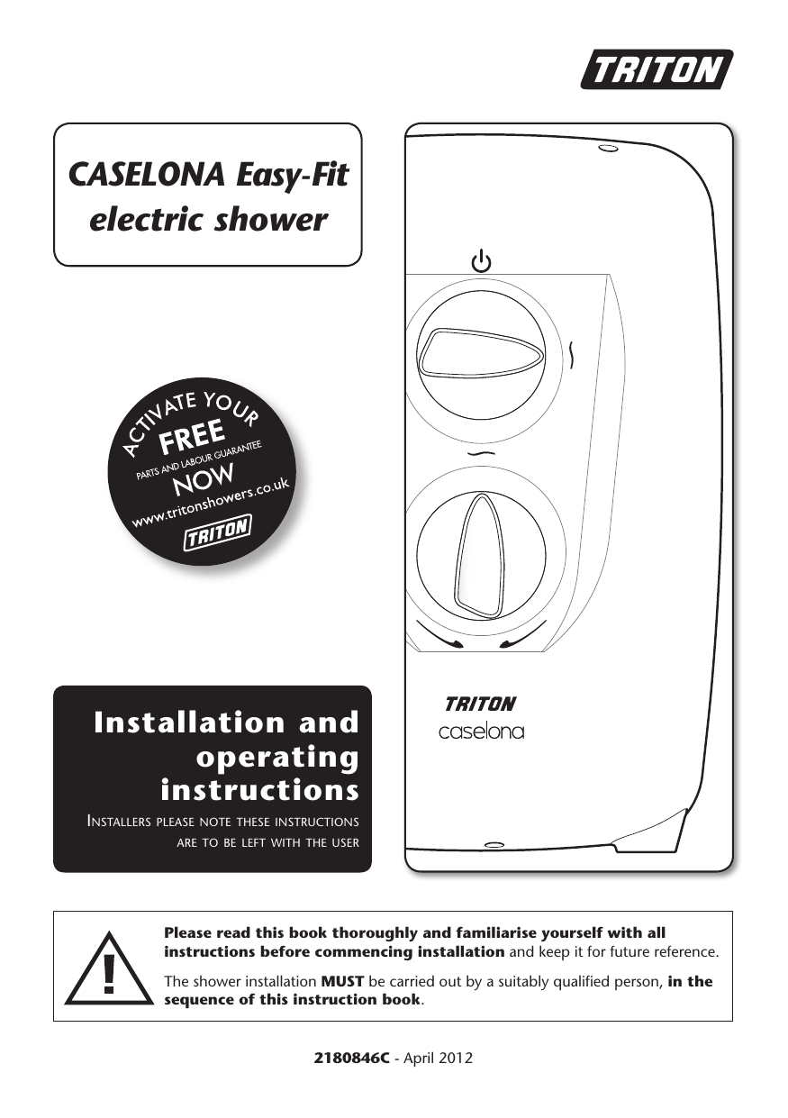 Triton T70gsi Plus Installation And Operating Instructions Manual Manualzz