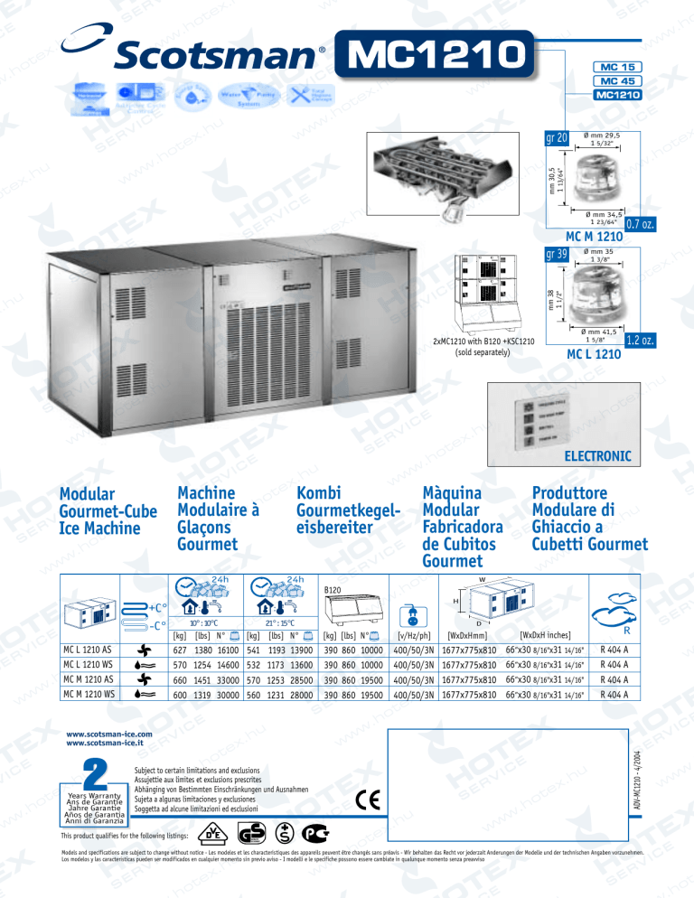 Mc1210 Hotex Manualzz