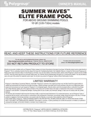 summer waves 16 ft elite frame pool
