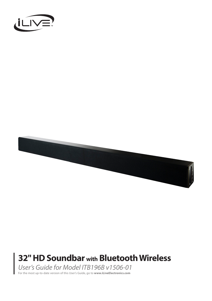 ilive itb066b 32 bluetooth soundbar