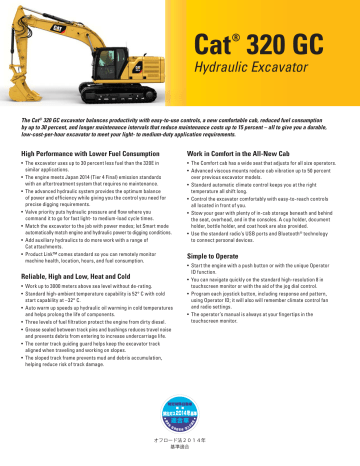 Key Features And Benefits For Cat 320 Gc Hydraulic Excavator Manualzz Key Features And Benefits For Cat 320 Gc Hydraulic Excavator Manualzz