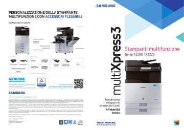 SAMSUNG MultiXpress SL X3280NR STAMPANTE LASER MULTIFUNZIONE A3