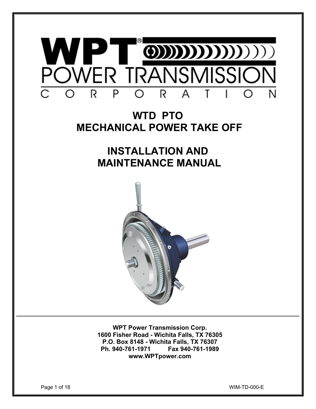 Pto Yoke Size Chart