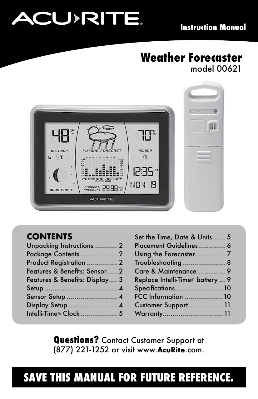 Wireless weather station инструкция