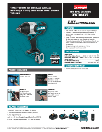 Makita xwt08xvz discount