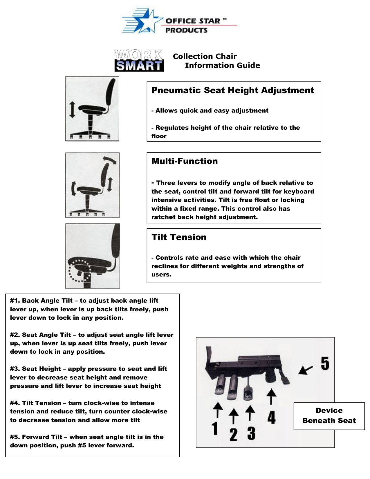 tilt tension control