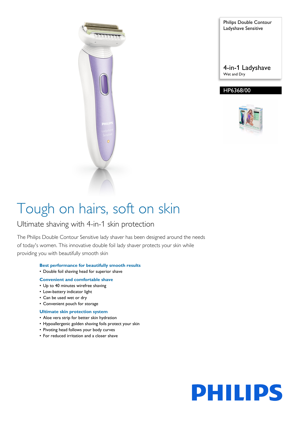 philips sensitive