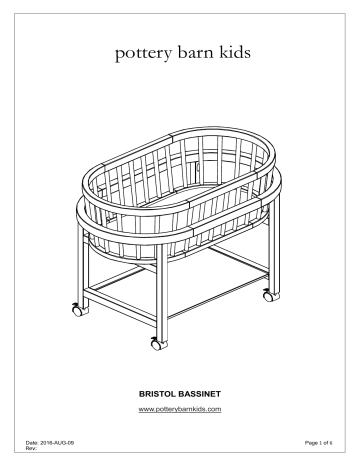 bristol bassinet and mattress pad set