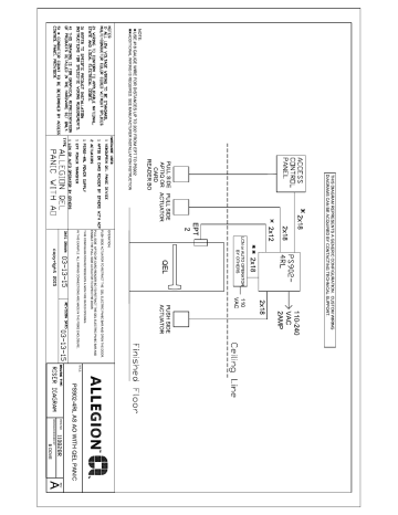 Von Duprin QEL Single Wiring Diagram | Manualzz