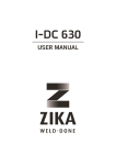 ZIKA I-DC 630 User Manual