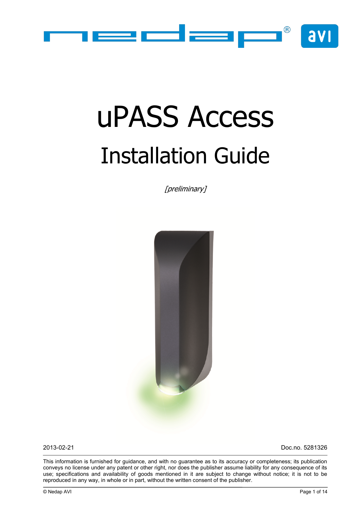 uPASS Access | Manualzz