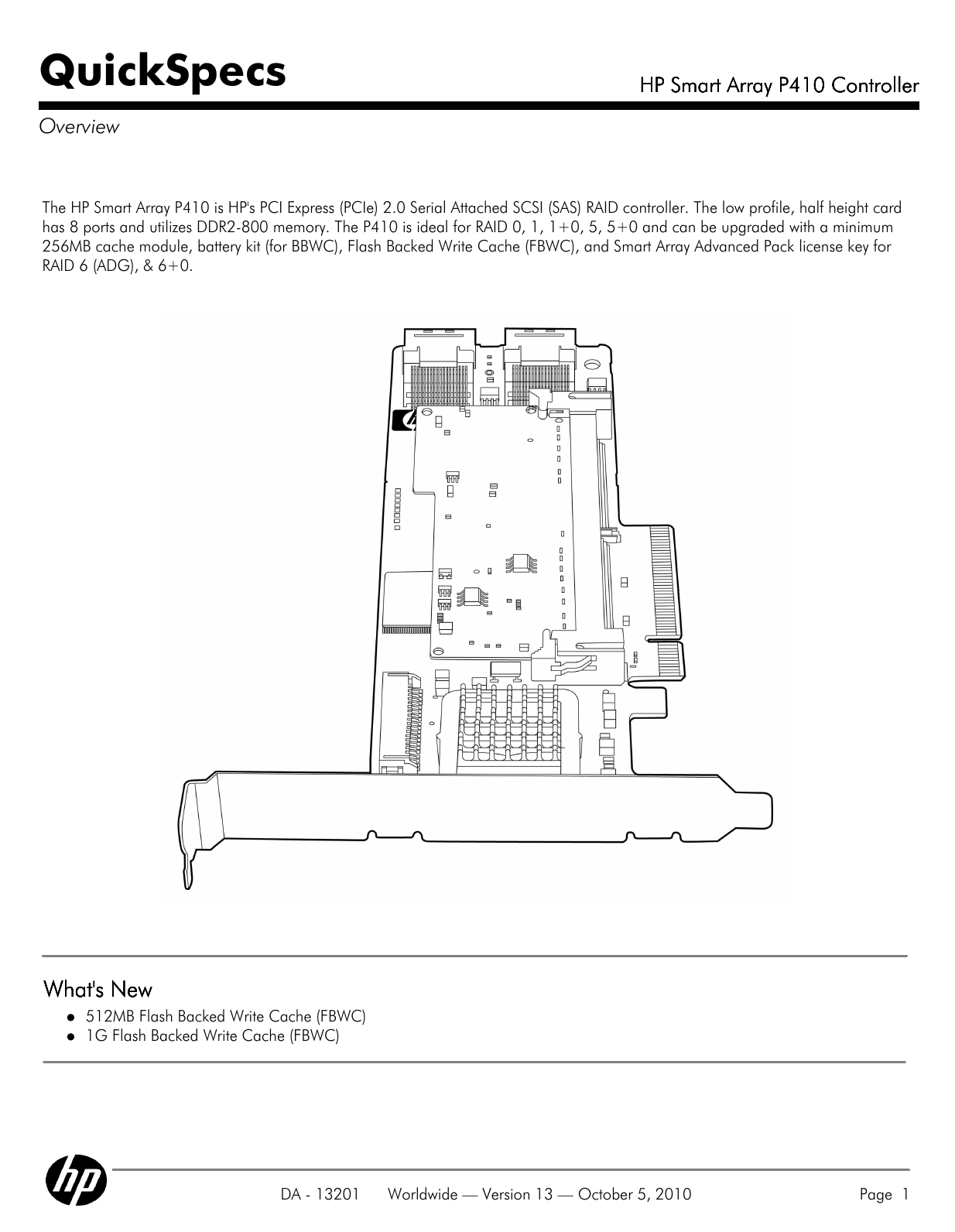 HP Smart Array P410 Controller Manualzz