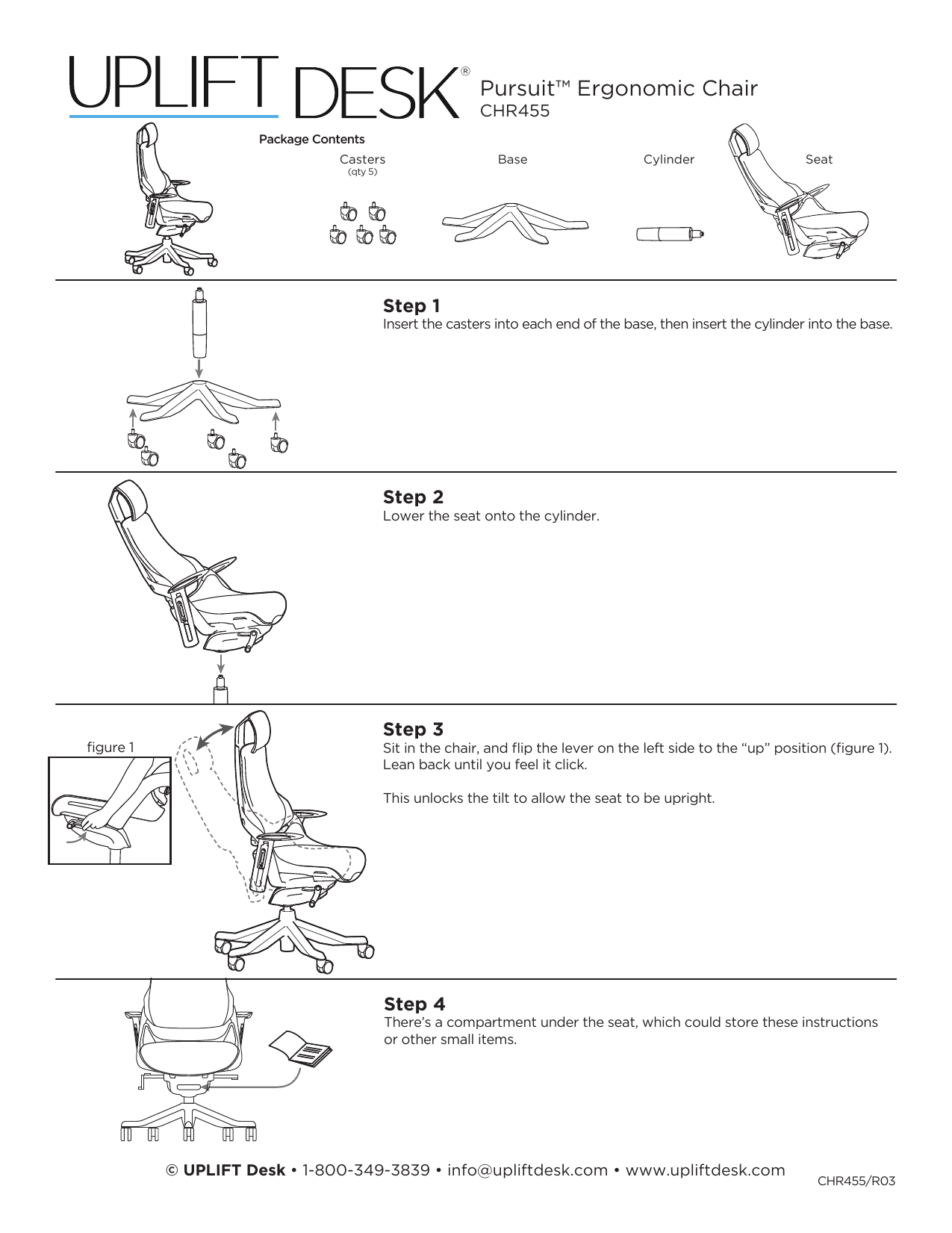 Pursuit Ergonomic Chair Manualzz Com