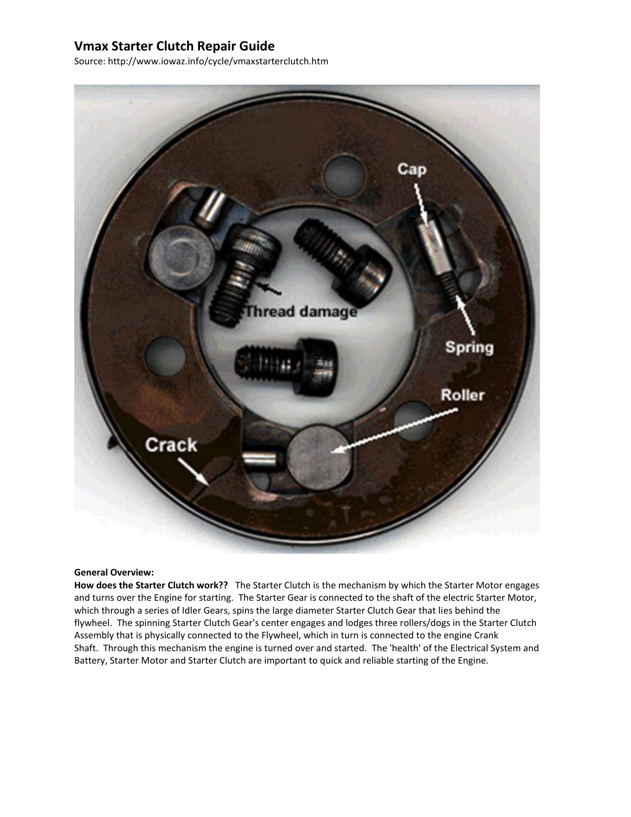 How Does A Motorcycle Starter Clutch Work Reviewmotors.co