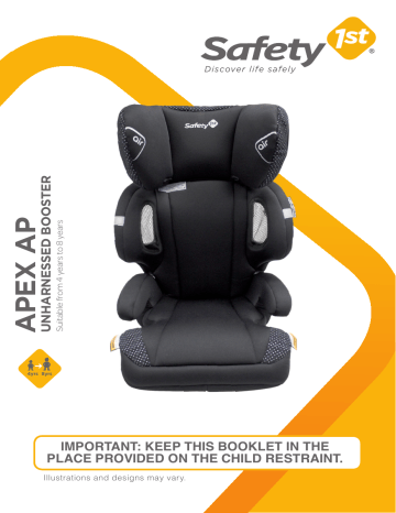 booster seat with tether strap