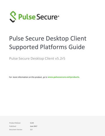 pulse secure client