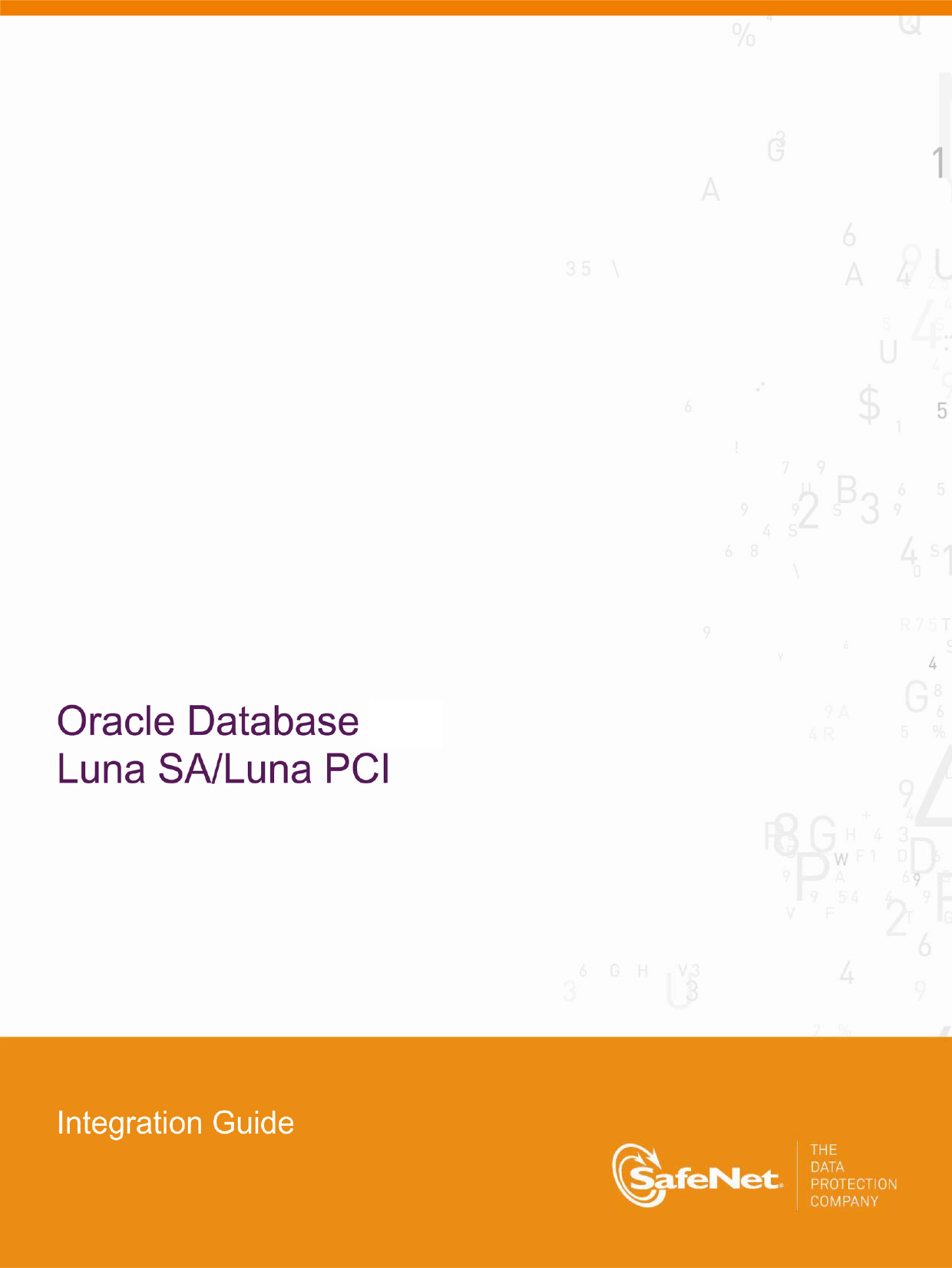Oracle Database Integration Guide SafeNet Manualzz