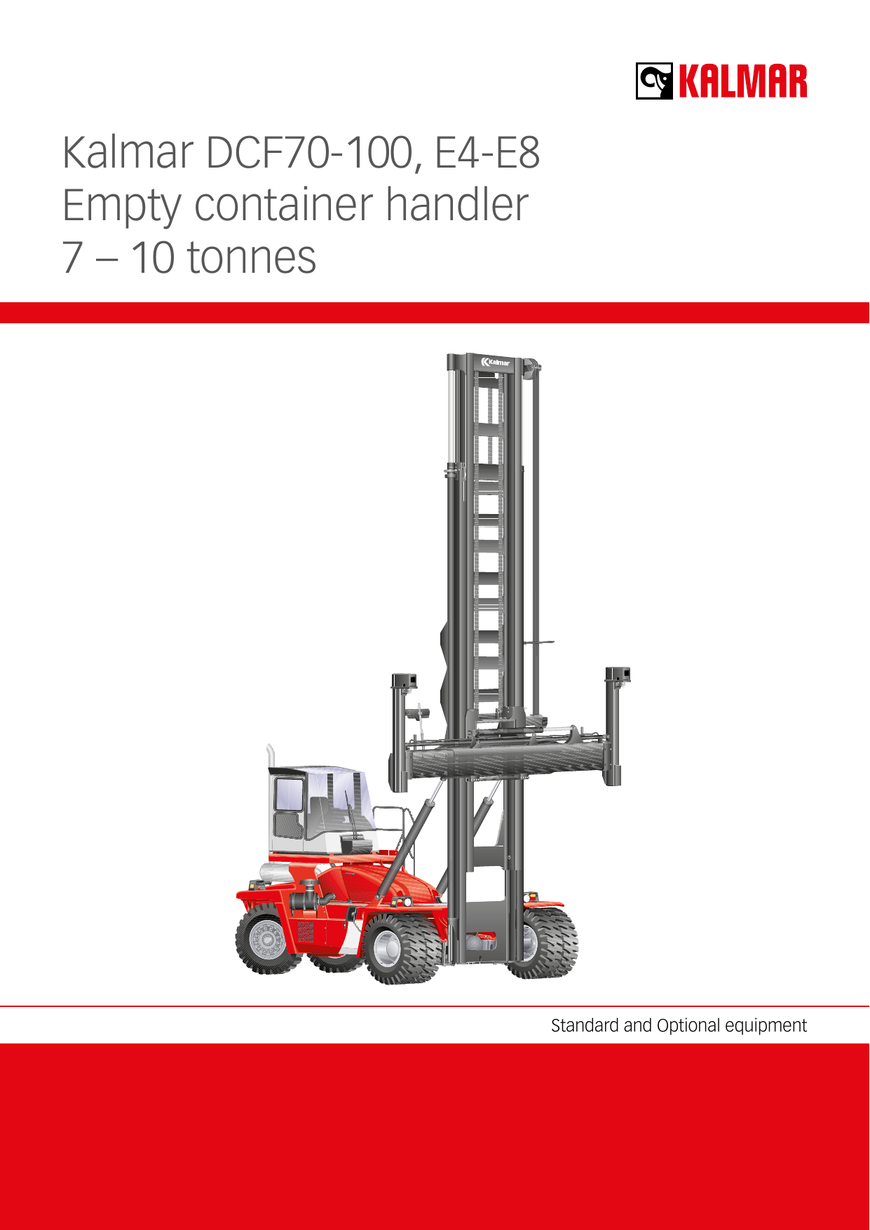 Kalmar Dcf70 100 E4 E8 Empty Container Handler 7 10 Manualzz