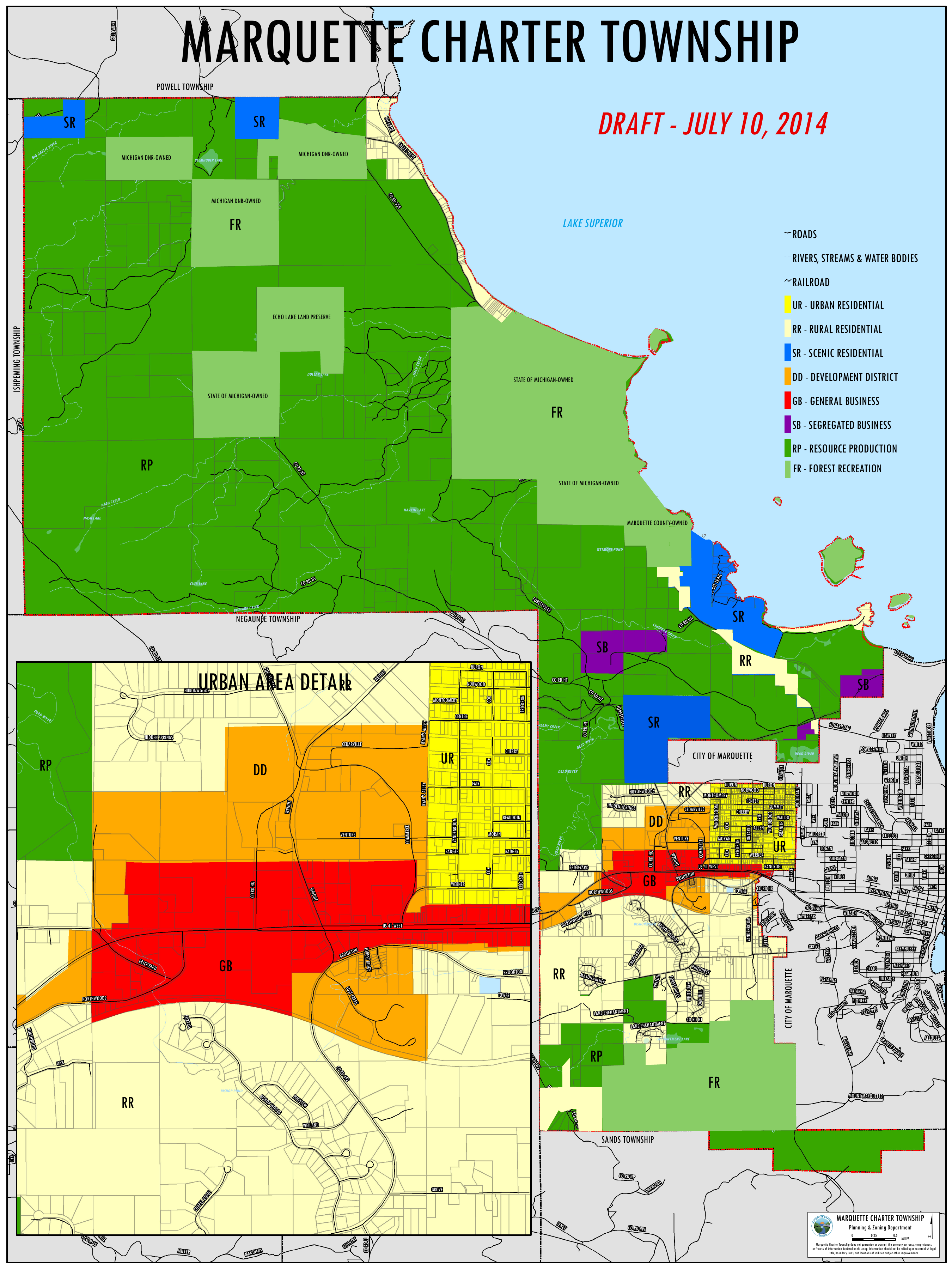 Marquette County Township Map Marquette Township Zoning Map | Manualzz