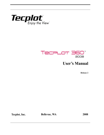 Tecplot 360 User S Manual Back Manualzz
