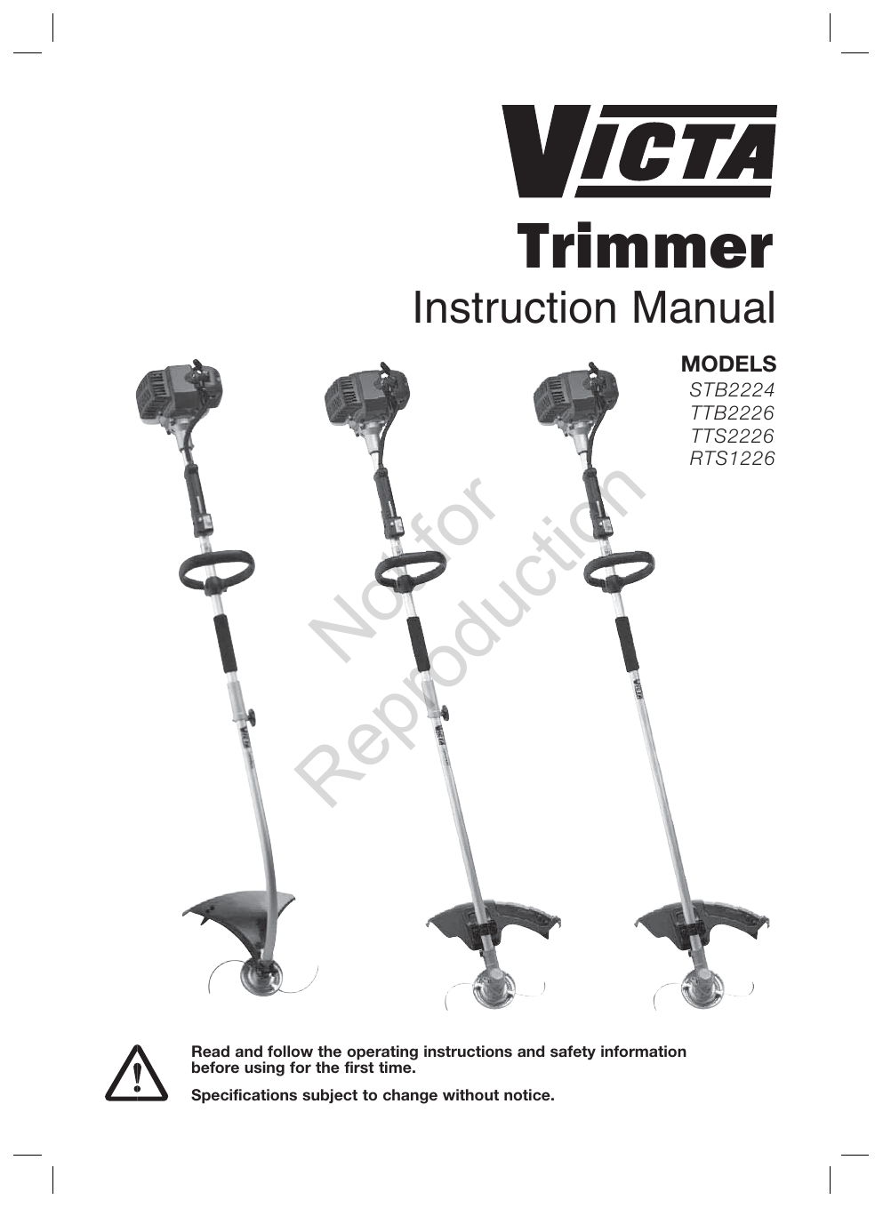 Victa line online trimmer parts