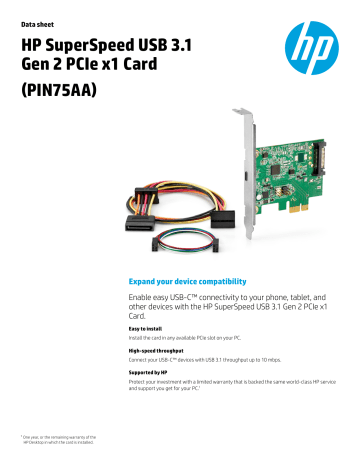 usb 3 card for hp computer