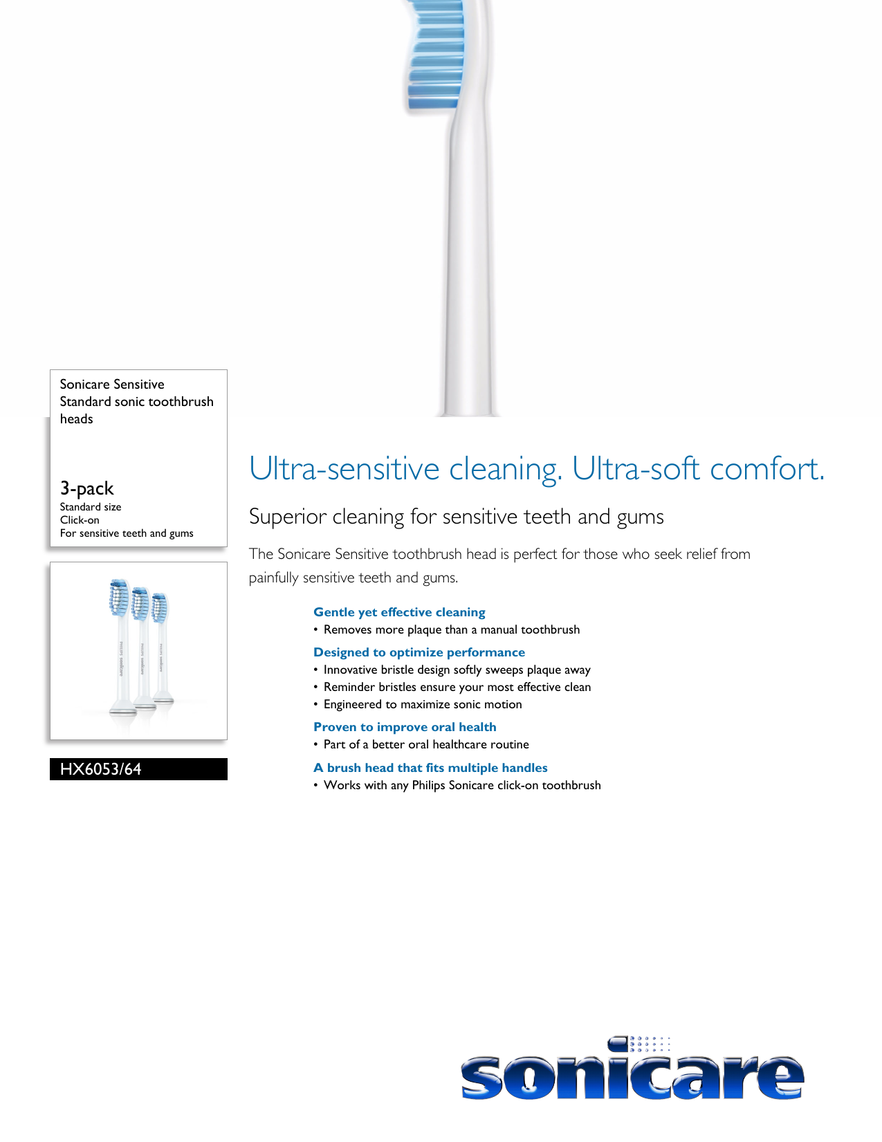 philips sonicare sensitive toothbrush