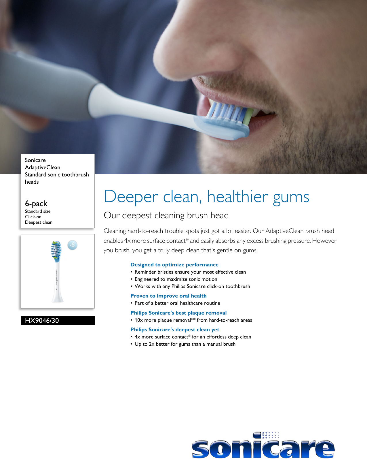 adaptiveclean brush head