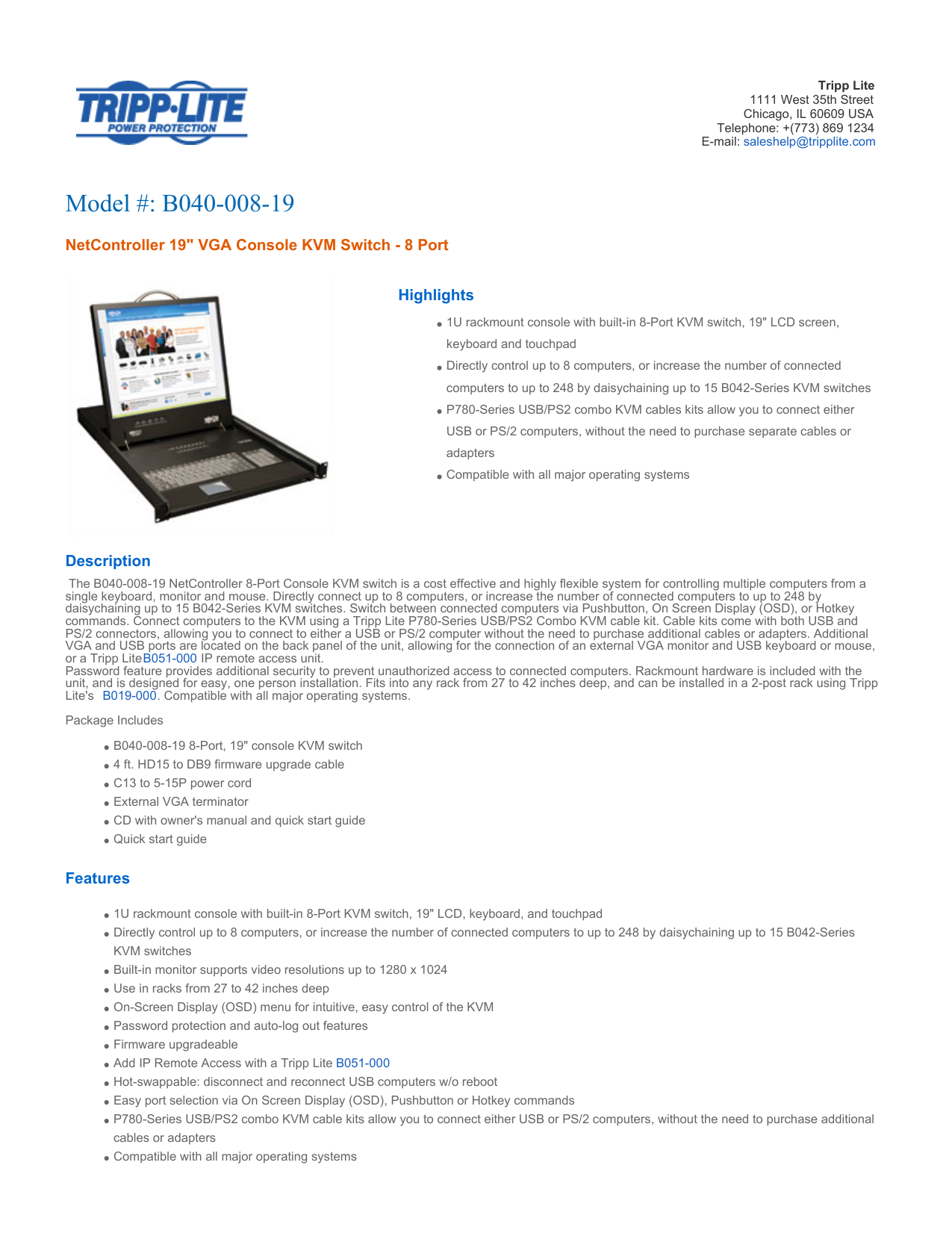 Model #: B040-008-19 - CNET Content 