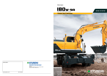 R180W-9A - Hyundai Construction Equipment | Manualzz