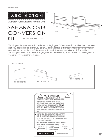 Argington sahara outlet crib