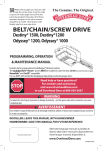 Overhead Door Destiny 1500, Destiny 1200, Odyssey 1200 User Manual