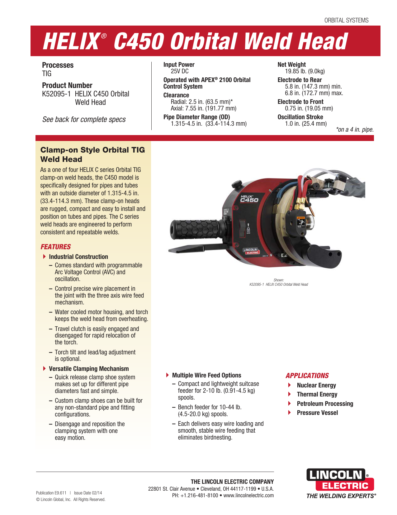 Helix C450 Product Info Manualzz Com